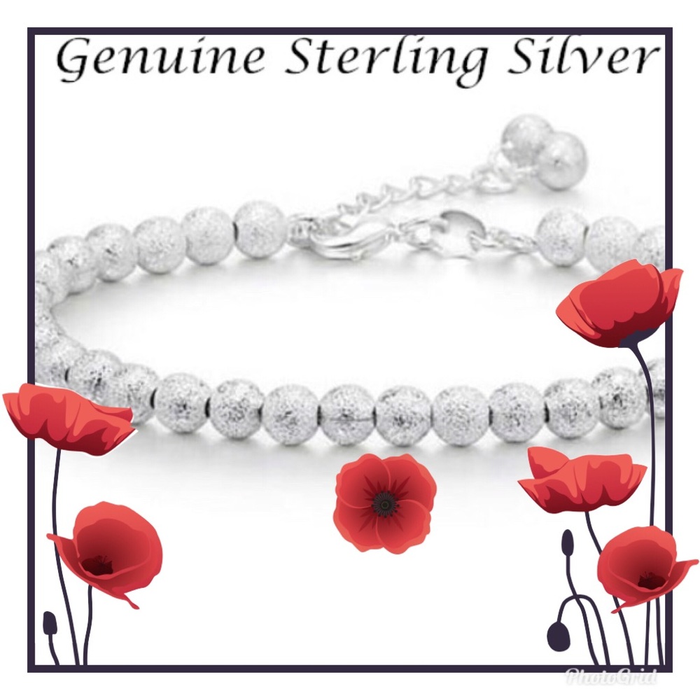 🌹Sterling Silver Beads Bracelet🌹